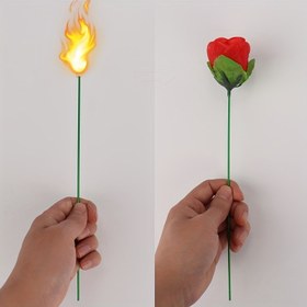 Resim 1/3/5 Paket Gül Ateş Asa - Dayanıklı Sihirbaz Ekipmanı Sahne, Parti ve Özel Etkinlikler için - Düğün, Yıl Dönümü, Bekarlığa Veda Partisi, Bar/Bat Mitsva için İdeal - 14+ Yetişkinler için Uygun, Karnaval, Noel, Cadılar Bayramı, Yılbaşı, Sevgililer Günü için Mükemmel - Elektrik Gerektirmez 
