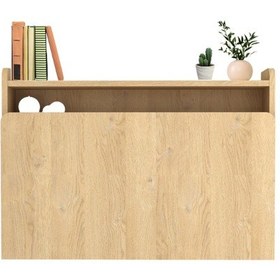 Resim Arthubo Duvara Monte Katlanabilir Ahşap Çalışma Masası Çok Amaçlı Home Office & Kitaplık Çok Renkli 