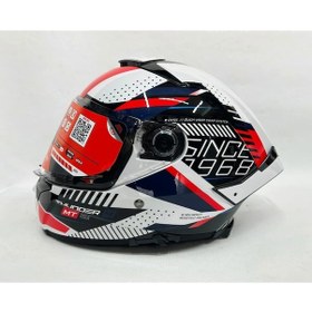 Resim Mt Thunder 4sv Luminence A7 Şefaf Vizörlü Kask Parlak Renk Çok Renkli Çok Renkli 