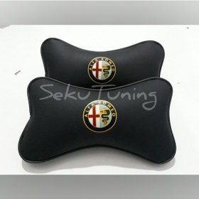 Resim Alfa Romeo 2'Li Papyon Oto Boyun Yastığı 
