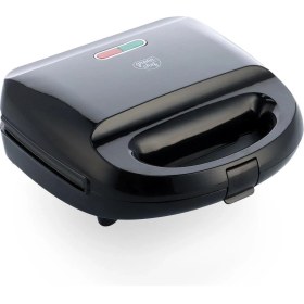 Resim Özbience Siyah 750W Tost Waffle Panini Makinesi, Pratik ve Şık Tasarım 