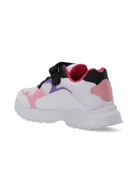 Resim Slazenger Kekoa In Çocuk Cırt Cırtlı Beyaz / Pembe Günlük Spor Ayakkabısı Beyaz / Pembe 