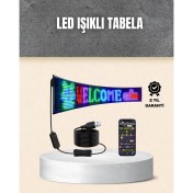 Resim bulurum rgb kayar yazılı led reklam ekranı – usb bağlantılı esnek tasarım 