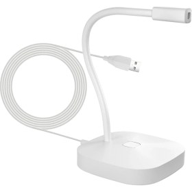 Resim Prettyia Pc Kayıt Için USB Bilgisayar Mikrofon Mikrofonu Oyun Oyunları Öğretme Dikte Beyaz (Yurt Dışından) 
