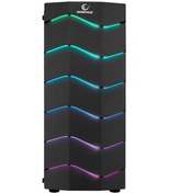 Resim Arc-x Rgb Ledli Siyah Acrylic Panel 120mm Fanlı Gaming Oyuncu Kasası 