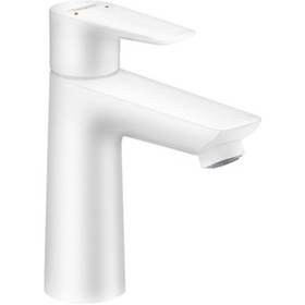 Resim Hansgrohe Talis E Tek Kollu Lavabo Bataryası 110 MM Kumandalı Mat Beyaz 71710700 