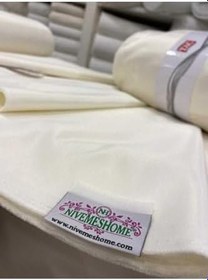 Resim 1.Sınıf Kalite Krem Saten Güneşlik Perde, 210 x 250 