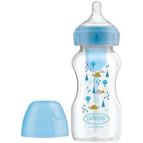 Resim Nessiworld Pp Geniş Ağız Options Biberon 270 Ml Mavi 