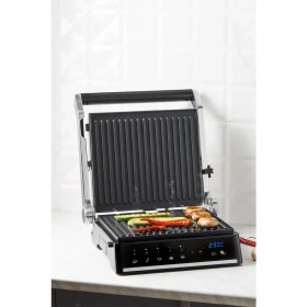 Resim Özbience Pratik ve Şık Inox Gövdeli 5 Programlı Tost ve Izgara Makinesi 