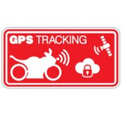 Resim 4 adet Gps Tracing Takip Etiketi Uyarı Yapıştırması 10cm md8 TSC