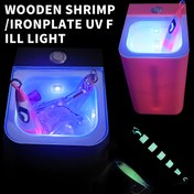 Resim Gece Balıkçılığı için BASSKING LED Aydınlatmalı Karidesi ve Balık Hileleri - UV Tepkisel, Pil Güçlü Demir Levha Hile ile Çoklu Komponentler, Deniz Balıkçılığı için İdeal (Piller Dahil Değil), Balıkçılık Ekipmanları 