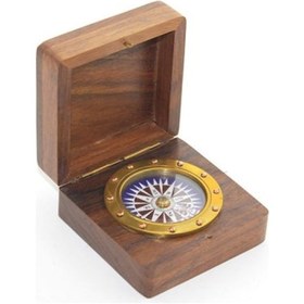 Resim Periboia Kutulu Pirinç Pusula Model 2 