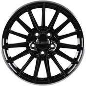 Resim CMS-1023-02 8.0x18"-5x114.3 ET35 67.2 Diamond Rim Black Gloss Jant (4 Adet) 