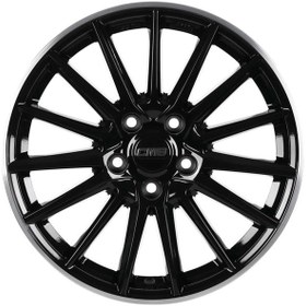 Resim CMS-1023-02 8.0x18"-5x114.3 ET35 67.2 Diamond Rim Black Gloss Jant (4 Adet) 