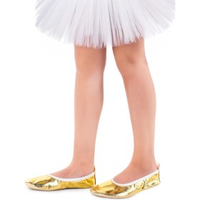 Resim Kiko Kids Prom 7525 Kız Çocuk Pisi Pisi Balo Dans Gösteri Ayakkabısı Altın 