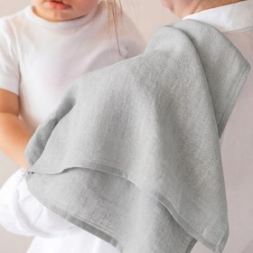 Resim 2’li Müslin Bebek Örtüsü - Rainbow Lapin ve Cotton Grey - 100x100 cm 
