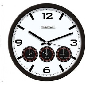 Resim Dünya Başkentleri 4'Lü Duvar Saati Plastik 40 Cm (342103042) Çok Renkli 