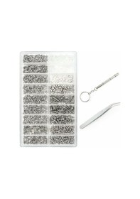 Resim Xindoker Gözlük Tamir Seti - Paslanmaz Çelik Vidalar, Somunlar Ve Aletler İle Pratik Onarım 