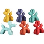 Resim Symbee "renkli Balon Köpek Heykeli - Yüksek Kalite Rezinden Dekoratif Ev Aksesuarı" 