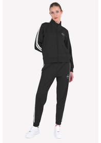 Resim Lescon 23ntbs002120-633 Siyah Kadın Fermuarlı Sweatshirt Siyah 
