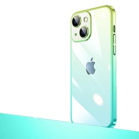 Resim Apple iPhone 13 Kılıf Parlak Renk Geçişli Kamera Korumalı Zore Senkron Kapak 