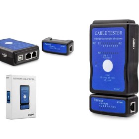 Resim Normadia Çok Fonksiyonlu Kablo Test Cihazı RJ11, RJ45, RJ12 ve USB Destekli 