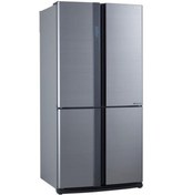 Resim Sharp SJ-EX820F2-SL 605 Litr 4 Kapılı Gardırop Tipi No Frost Buzdolabı 