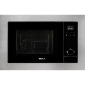 Resim Teka MS 620 BIS Ankastre Mikrodalga Fırın + Izgara Inox & Siyah Cam 20 lt 40584010 