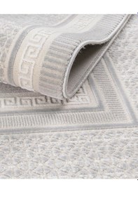 Resim Elvey Home 7109 A.gri Modern Desen Doğal Taban Koridor Mutfak Çocuk Oturma Odası Salon Halı Yolluk 7109gri 