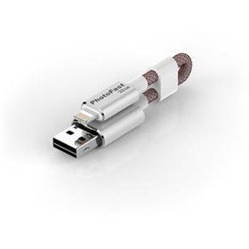 Resim MemoriesCable GEN3 32GB Lightning/USB 3.0 Şarj Kablolu i-FlashDrive (Gümüş) MCG3U3R32GB 