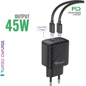 Resim Lucatech Samsung A17 / A54 / S23 Fe / M34 / A35 / S24 / M33 Uyumlu 45W Pd Type-C Akıllı Enerji Aleti 
