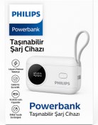 Resim Philips 10.000 mAh Powerbank – USB-C PD Hızlı Şarj, Dijital Ekran, Li-Polimer, Çift Çıkış 