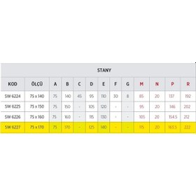 Resim Shower 75X170 Stany Asimetrik Oval Küvet 