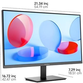 Resim KOORUI E2411H 24 inç Monitör Full HD, 120 Hz, 5ms, Göz Konforu, sRGB%99 Farbumfangs, (1920 x 1080, HDMI, VGA, Neigbar, VESA 75x75) 