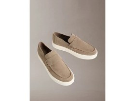 Resim Calvin Klein Erkek Hybrid Clean Süet Deri Loafer 