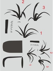 Resim Boyutlu Desen Stencil Şablon 25X35 By-062 