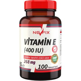 Resim Nevfix Vitamin E 400 Iu (268 Mg) 100 Yumuşak Kapsül 