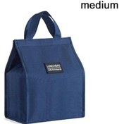 Resim Novahub 1 Adet Su Geçirmez Yalıtımlı Termal Çanta S/m/l Kahvaltı Düzenleyici Dayanıklı Beslenme Kutusu Piknik Seyahat Mavi Mavi 