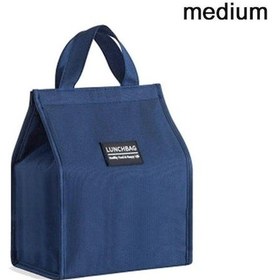 Resim Novahub 1 Adet Su Geçirmez Yalıtımlı Termal Çanta S/m/l Kahvaltı Düzenleyici Dayanıklı Beslenme Kutusu Piknik Seyahat Mavi Mavi 