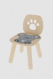Resim Kaju Kids Çocuk Sandalyesi - Lisanslı Ürün - Doğal Ahşap - 3/4 Yaş 