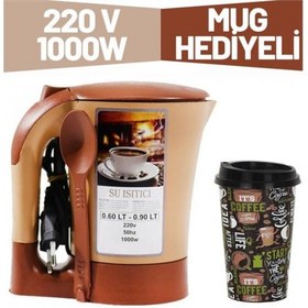 Resim TransForMacion 12+2 ADET 220 Volt Plastik Kettle Mug Bardak Seti 