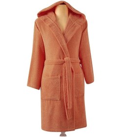 Resim Taç Genç Pamuk Bornoz (528149453)-Turuncu 