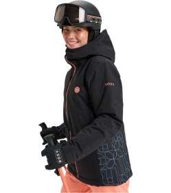 Resim Roxy Roxy Galaxy Jk Kadın Siyah Snowboard Ceketi 6455 Siyah 