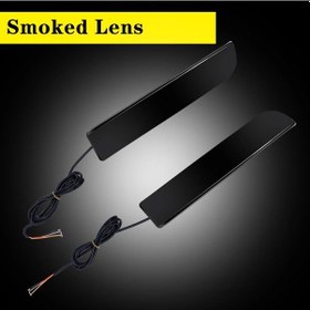 Resim Ijdm Mitsubishi Lancer Evolution X Outlander Kırmızı Led Tampon Reflektör Smoked Lens Smoked Lens 