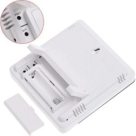 Resim Pazariz Masaüstü Dijital Termometre Nem Ölçer Saatli 