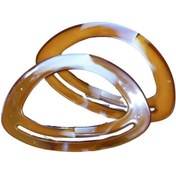 Resim Çanta Sapı Oval Kahverengi 18 cm 