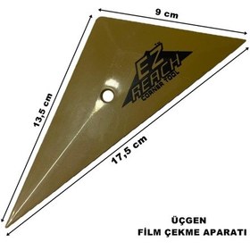 Resim Oto Cam Filmi Çekme Ve Folyo Çekme Aparatı Üçgen 1. Kalite 