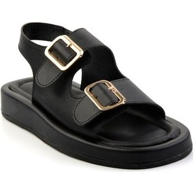 Resim Siyah Kadın Sandalet K05503260009 Siyah 