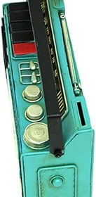 Resim Dekoratif Metal Radyo Kumbara 