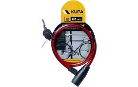 Resim Bisiklet Kilidi Vinil Kaplı Esnek Çelik 12 mm - 80 Cm. 